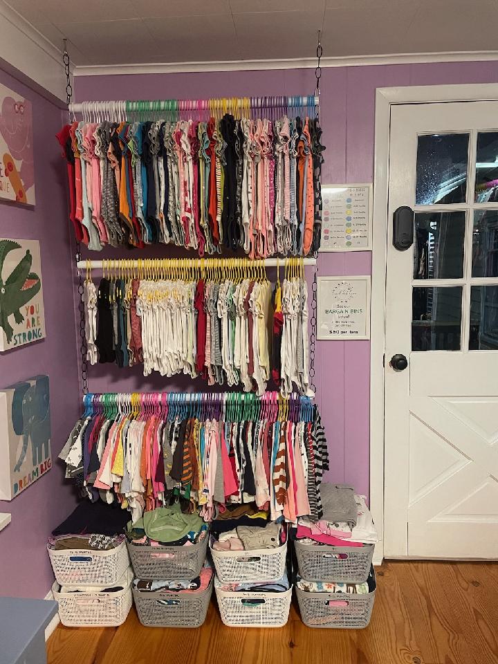 6-9 Girls Short Sleeved & Long Sleeved Onesies