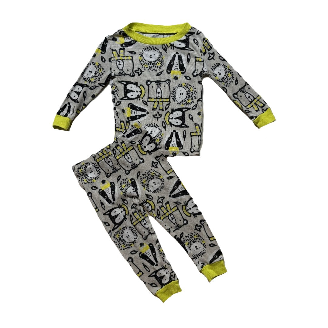 9-12 Boys Night Life Long Sleeve Pajamas