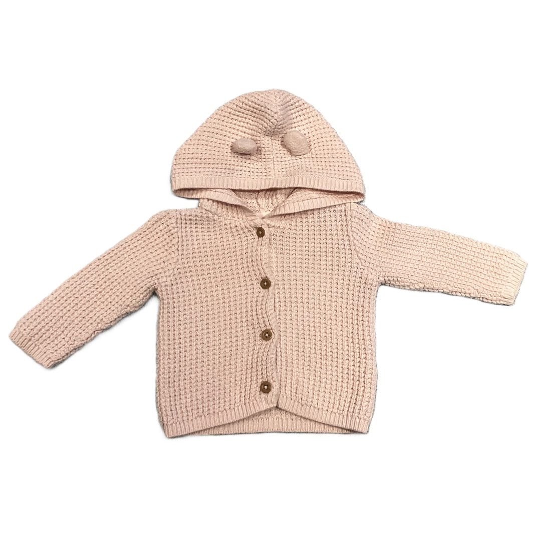 3-6 Girls Carter's Pale Pink Cardigan Sweater