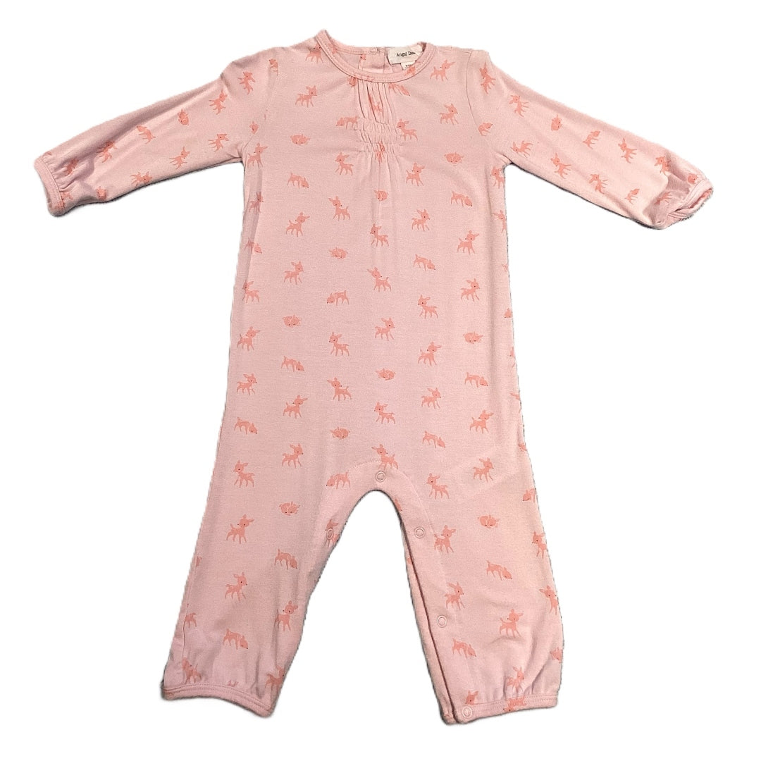 3-6 Girls Angel Dear Pink w/Unicorns & Castles