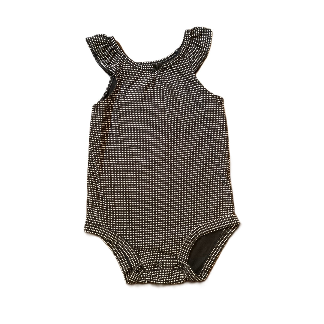 9-12 Girls Carter's Black/White Bubble