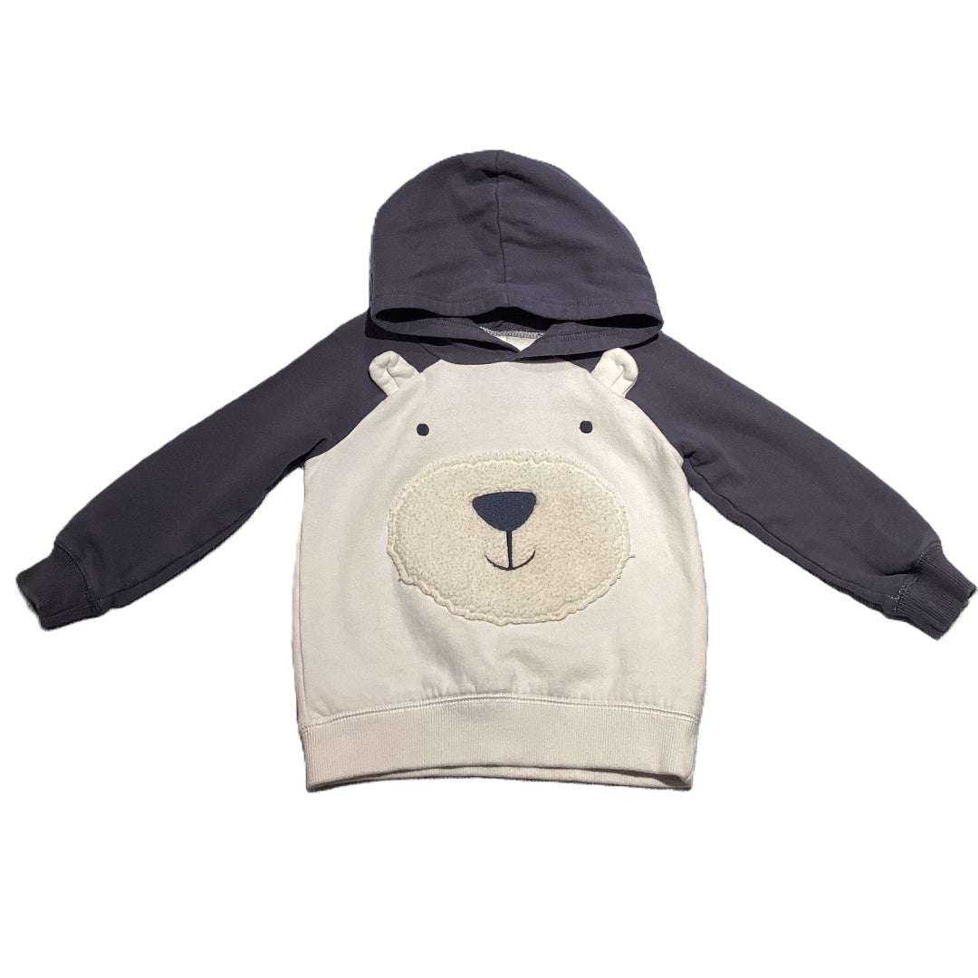 3T Boys Carter's Hooded Polar Bear Sweatshirt