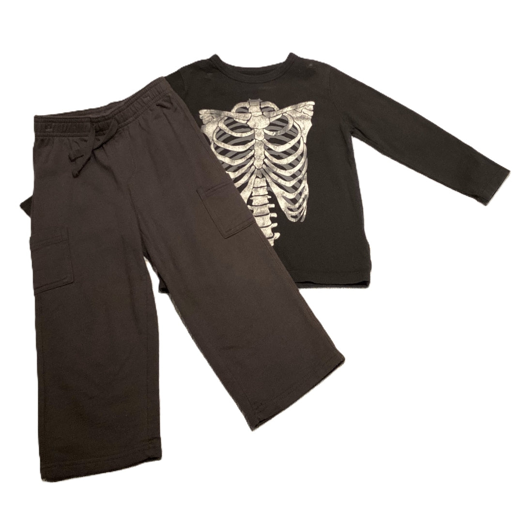 3T Boys Osh Kosh B'gosh Ribcage Long Sleeve Shirt, Jumping Beans Cargo Pants