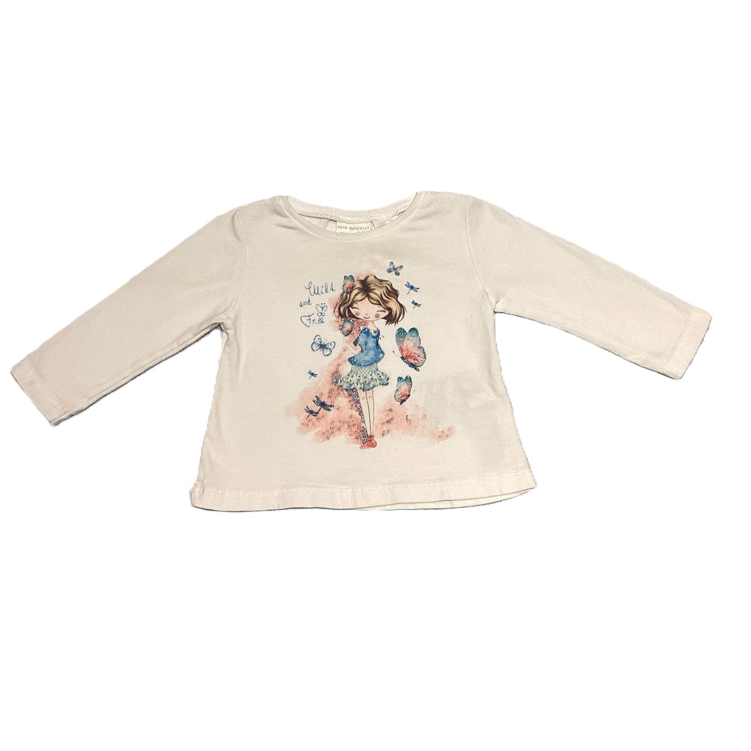 6-9 Girls Zara Wild and Free Shirt