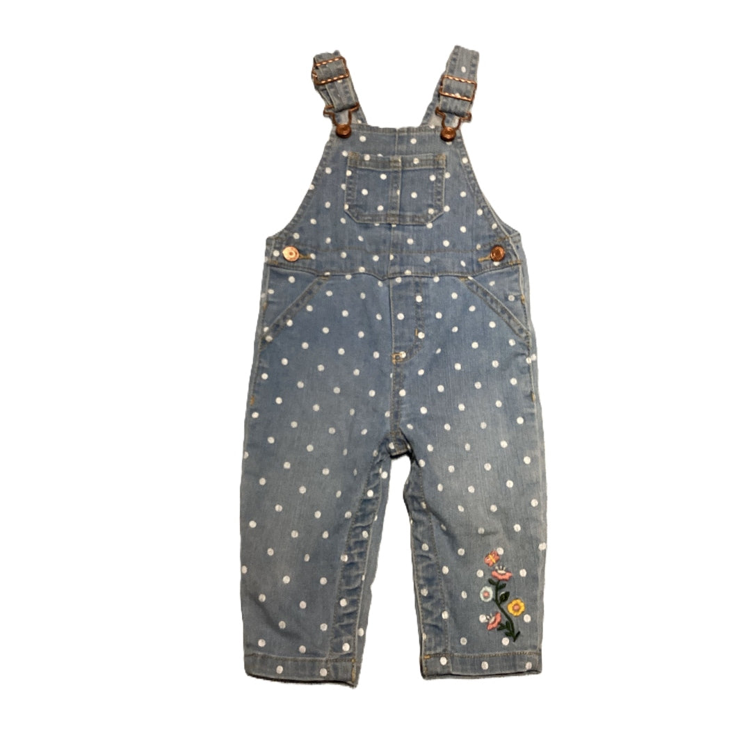 6-9 Girls Carter's Polka Dot Overalls