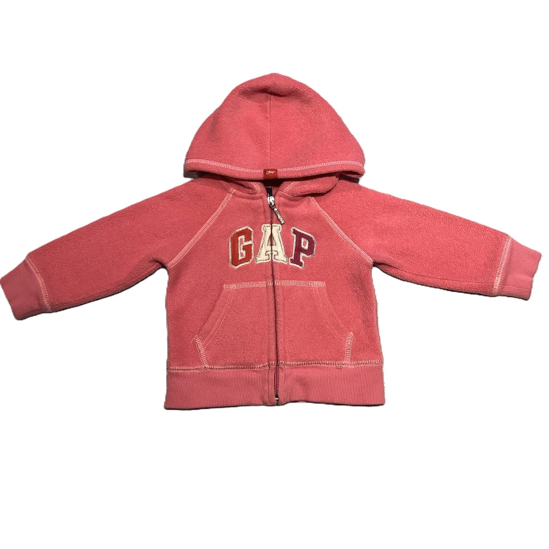 12-18 Girls Baby Gap Pink Hooded Sweatshirt