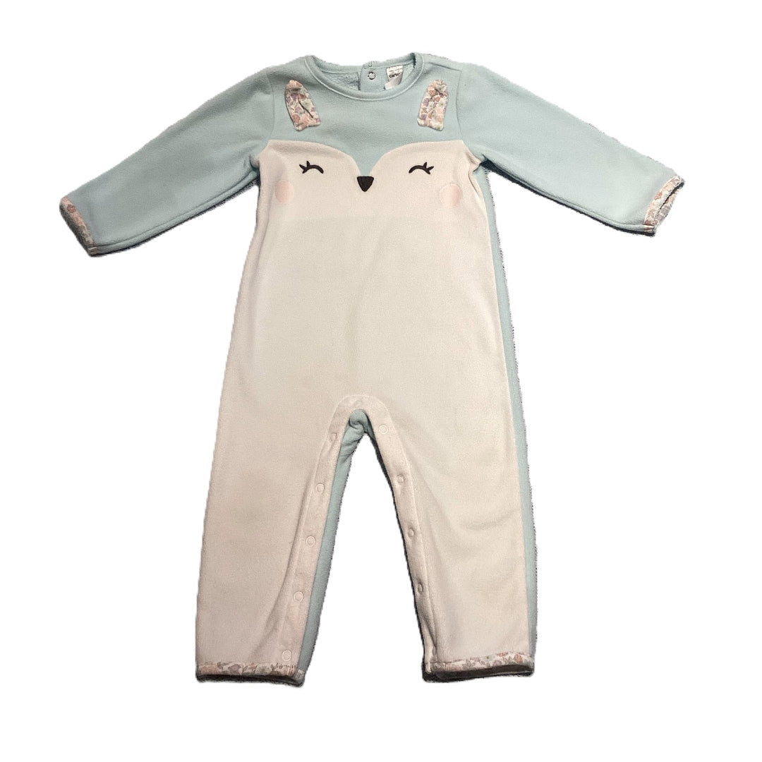 12-18 Girls Carter's Fox Fleece One Piece Outfit