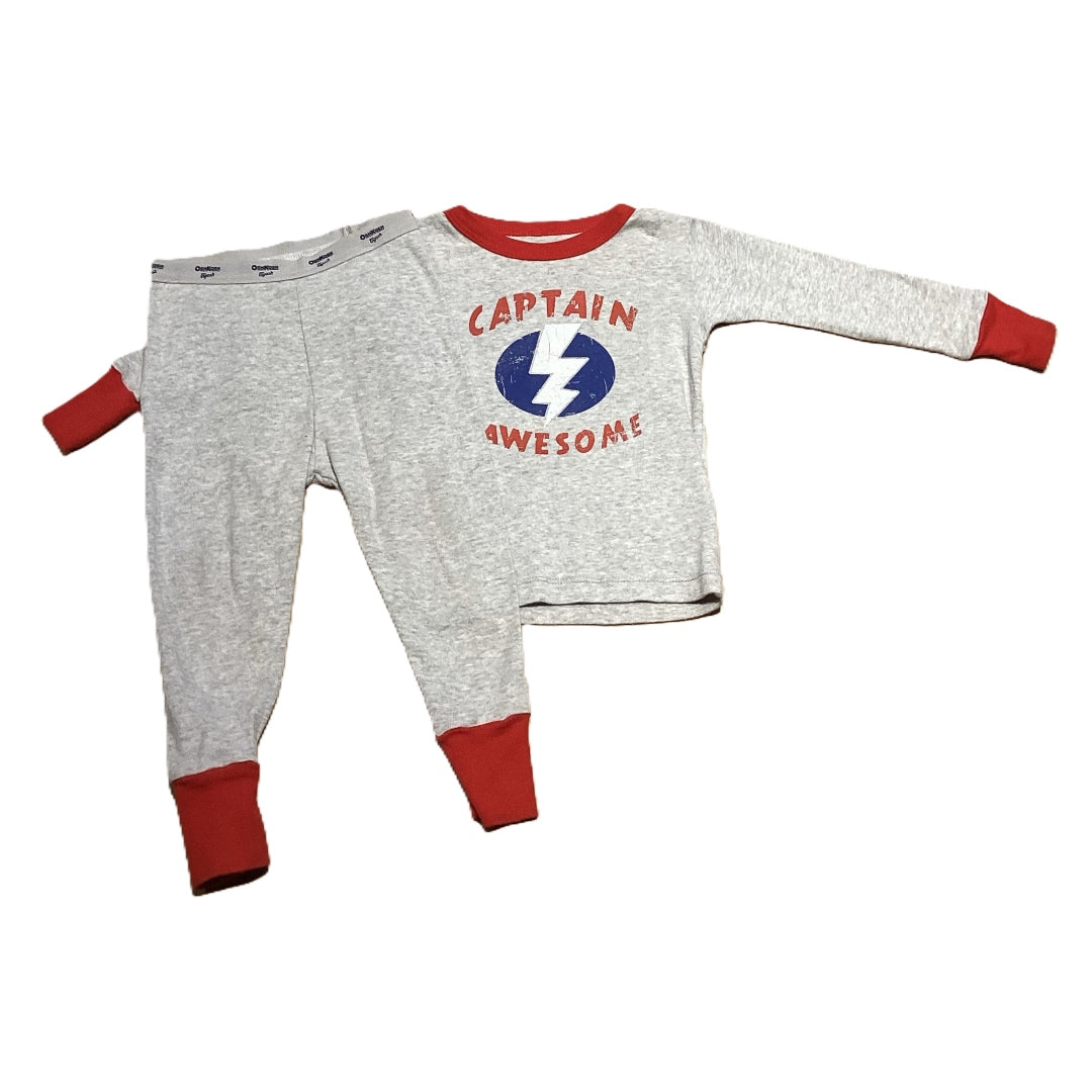 12-18 Boys OshKosh Captain Awesome 2 Piece Pajamas