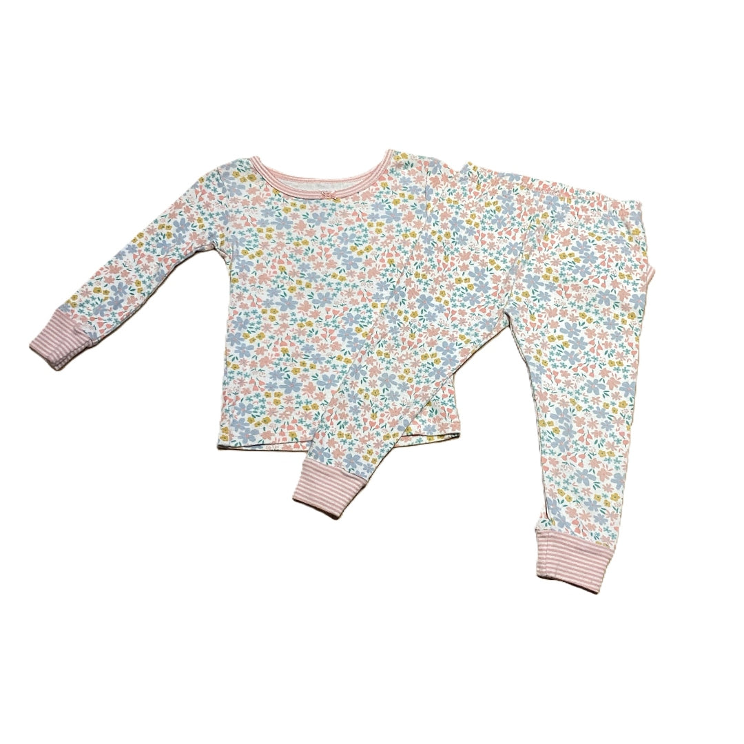 12-18 Girls Carter's Pastel Floral 2 Piece Pajamas