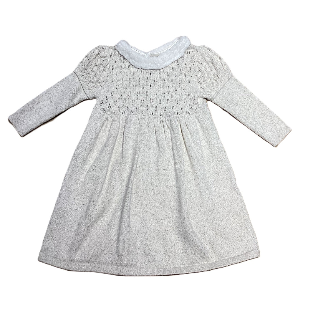 12-18 Girls Gymboree Ivory/Gold Sweater Dress