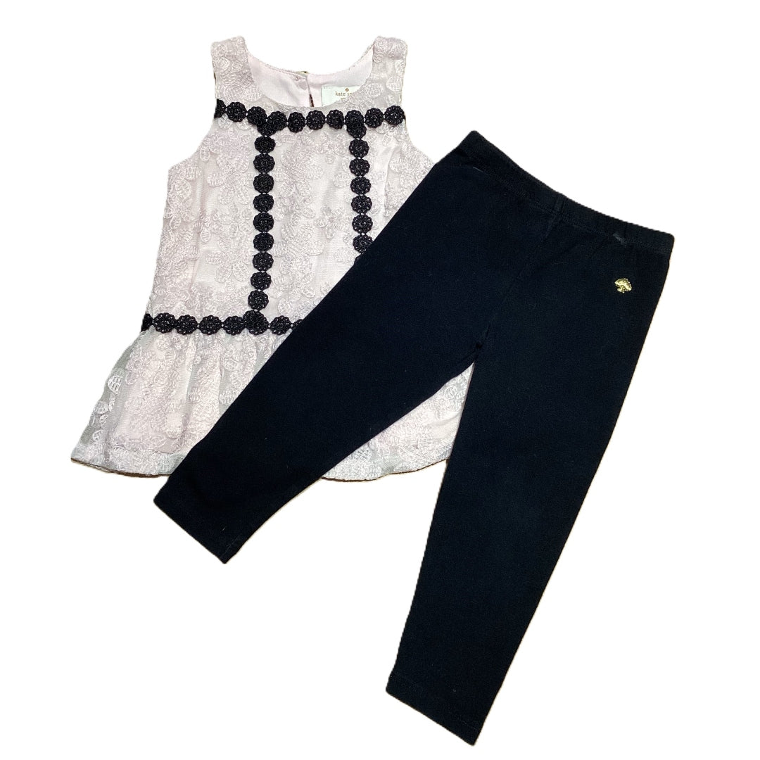 18-24 Girls Kate Spade Sleeveless Top, Leggings