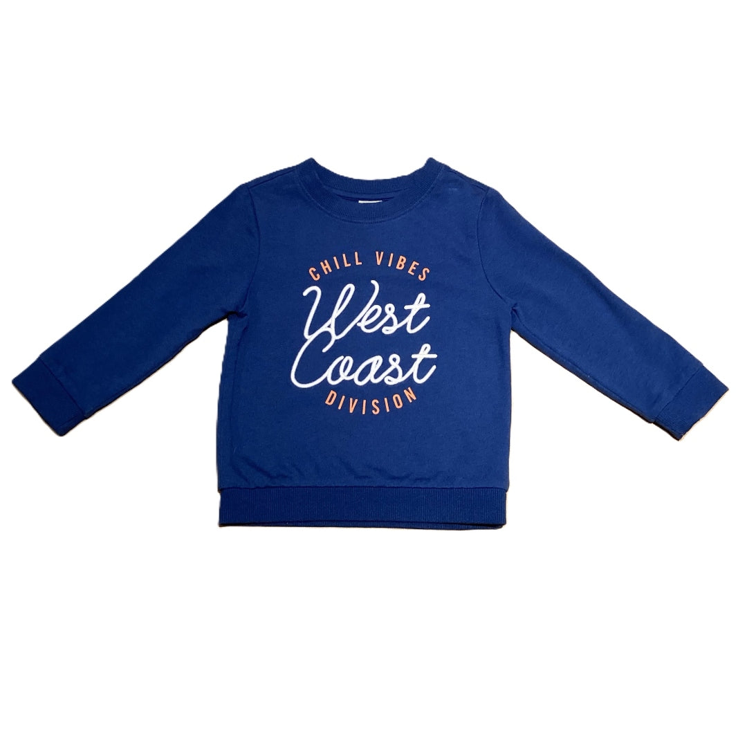 18-24 Boys Crazy 8 Blue Chill Vibes Crewneck Sweatshirt