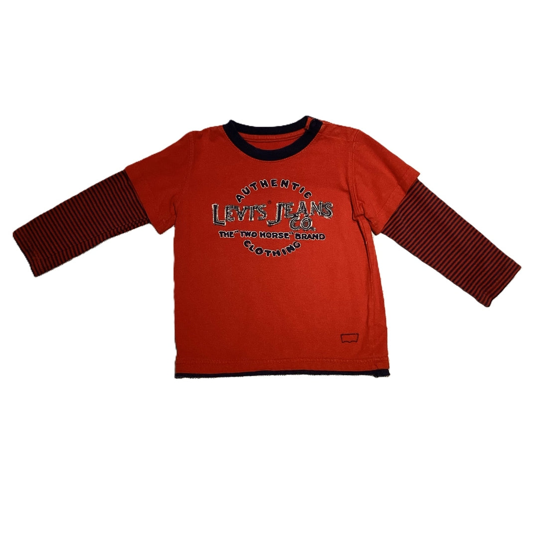 2T Boys Levi's Jeans Logo Long Sleeve Shirt