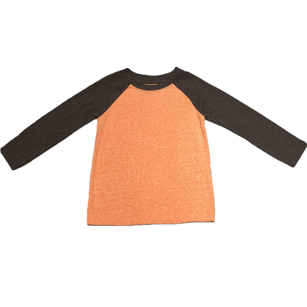 2T Boys Jumping Beans Orange and Gray Baseball Tee