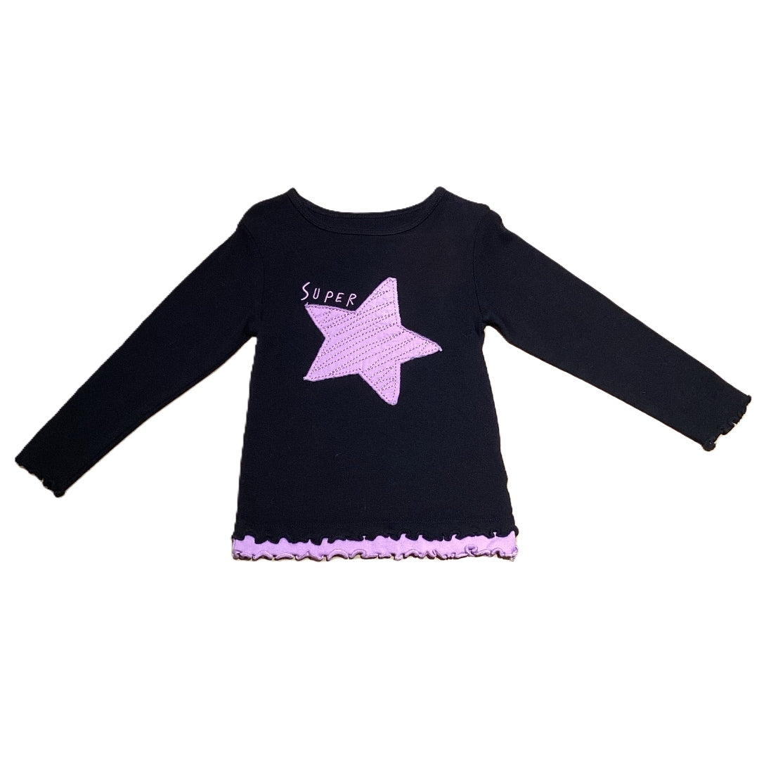 2T Girls Okie Dokie Super Star Long Sleeve Shirt