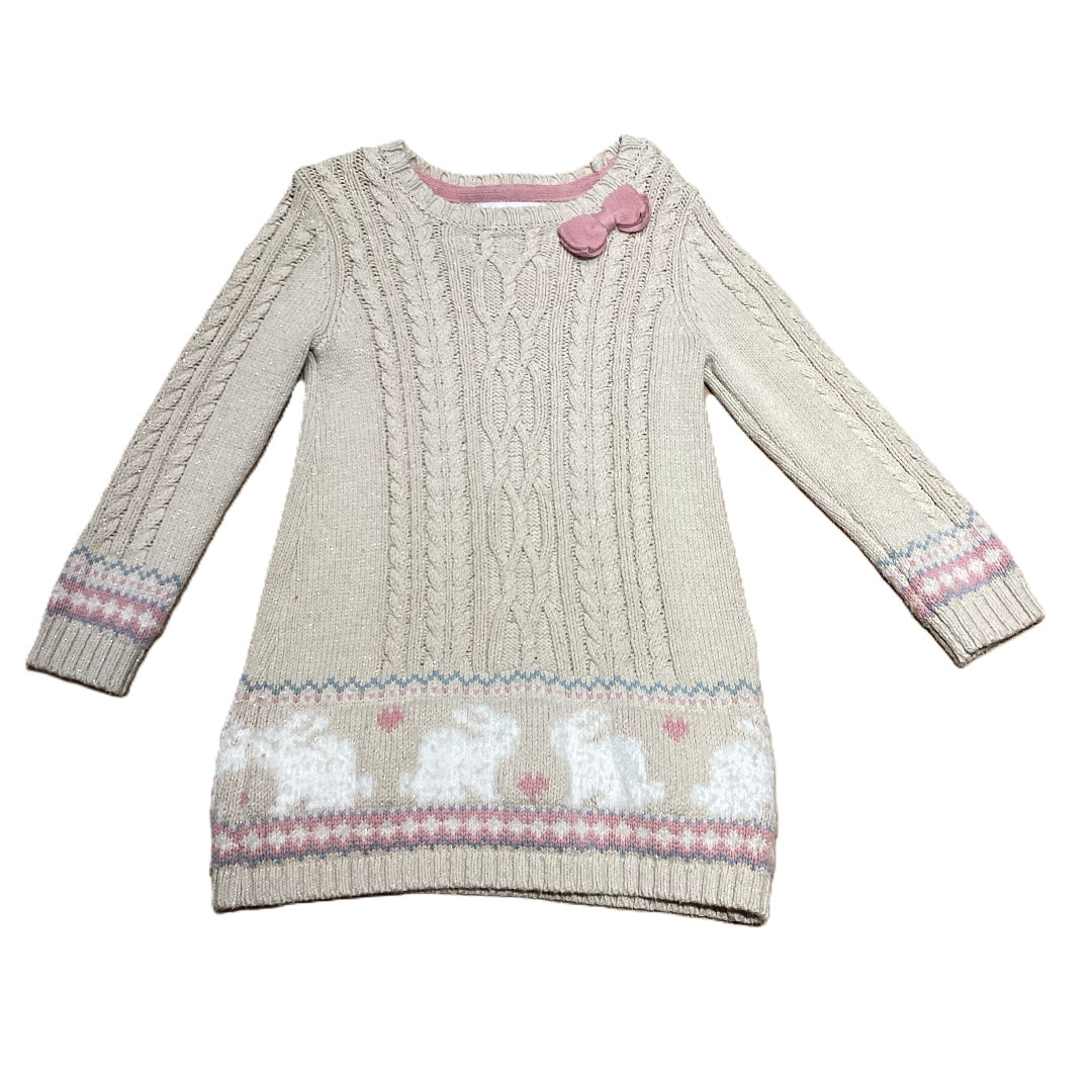 2T Girls Catherine Malandrino Glitter Sweater Dress