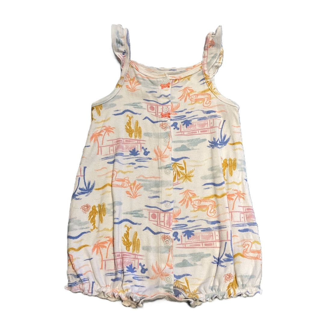 18-24 Girls Carter's Beach Pattern Bubble Onesie