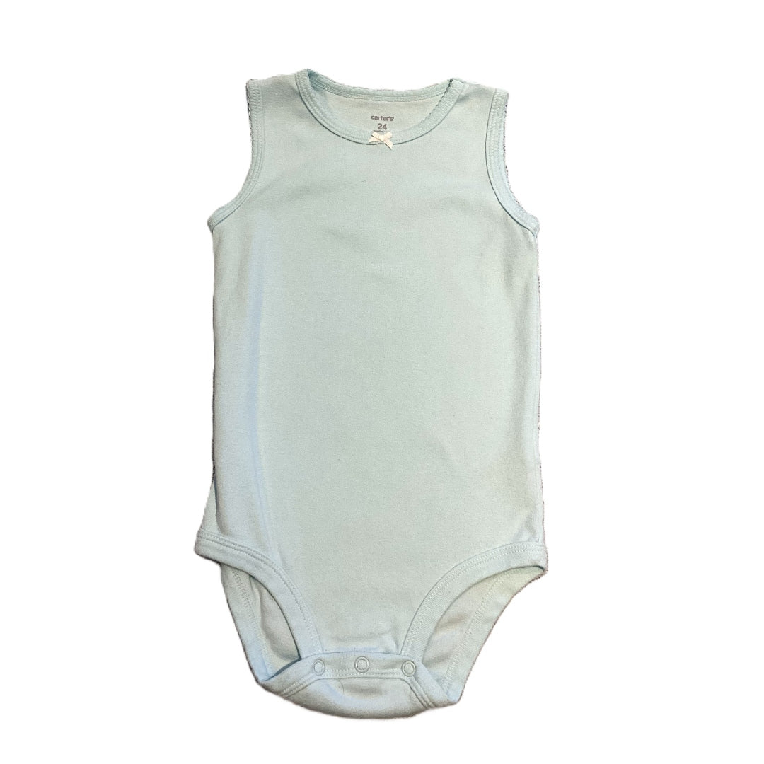 18-24 Girls Carter's Light Blue Onesie
