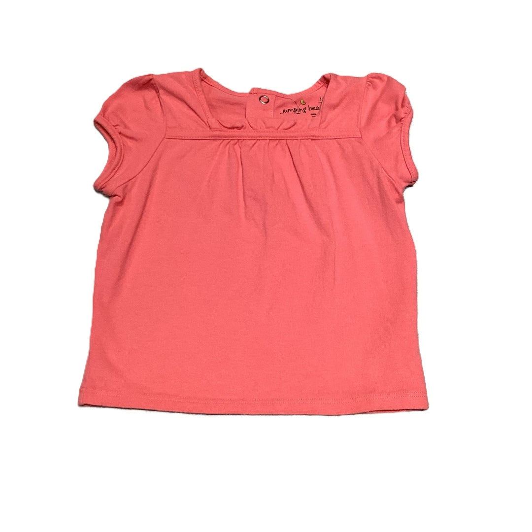 9-12 Girls Jumping Beans Dark Pink Tshirt