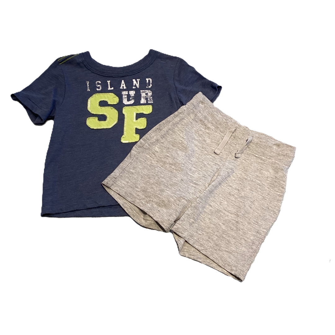 12-18 Boys Cherokee Island Surf T-Shirt, H&M Organic Cotton Shorts