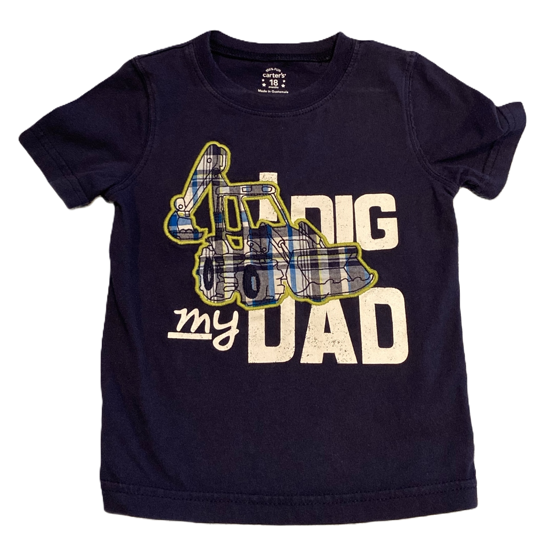 12-18 Boys Carter's I Dig Dad T-Shirt