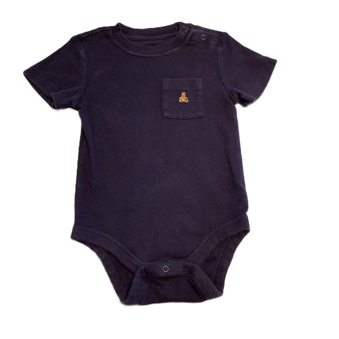 12-18 Boys Baby Gap Navy Blue Onesie