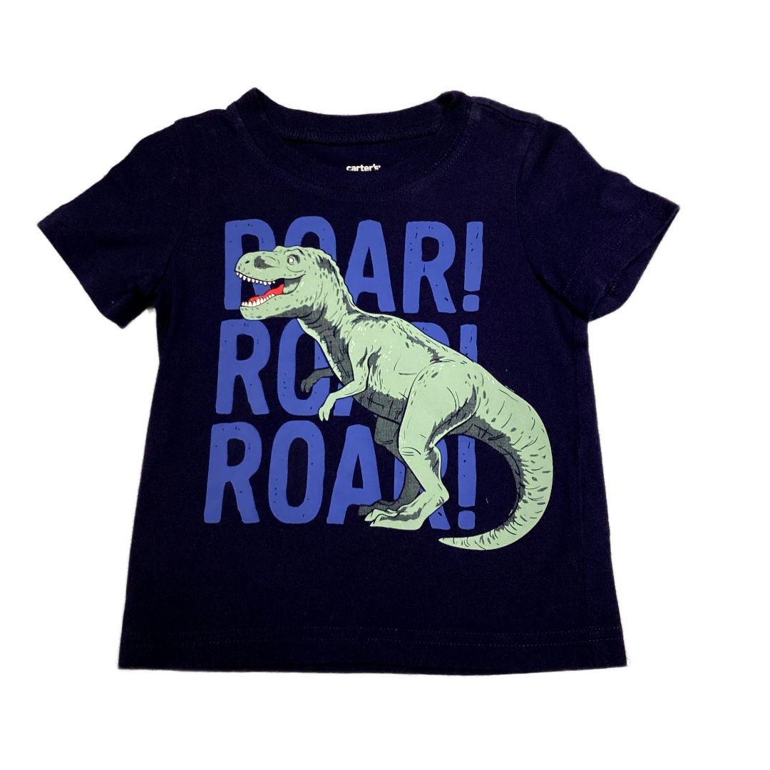 6-9 Boys Carter's Navy  Roar Tshirt