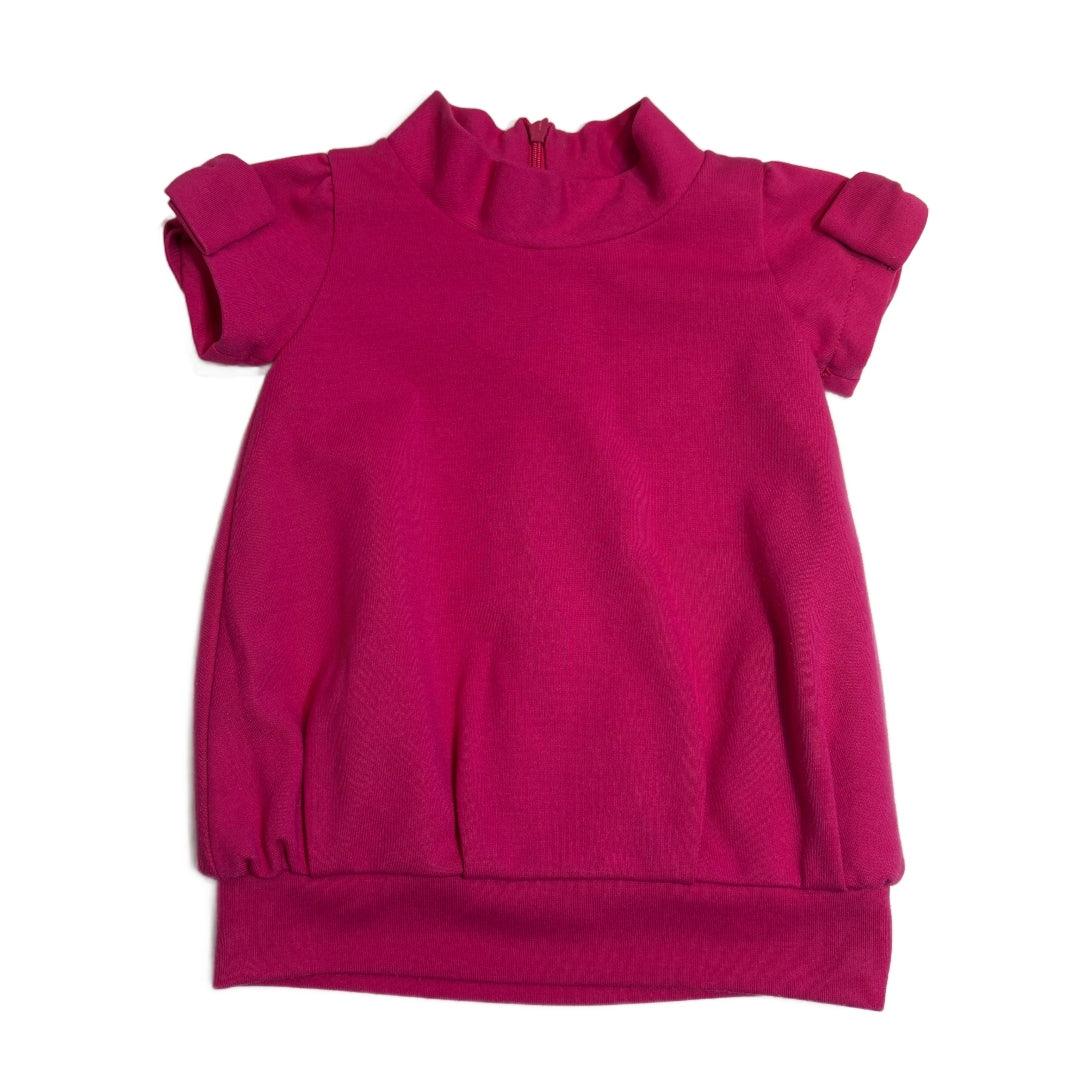 3-6 Girls Elsy Baby Hot Pink Lined Dress