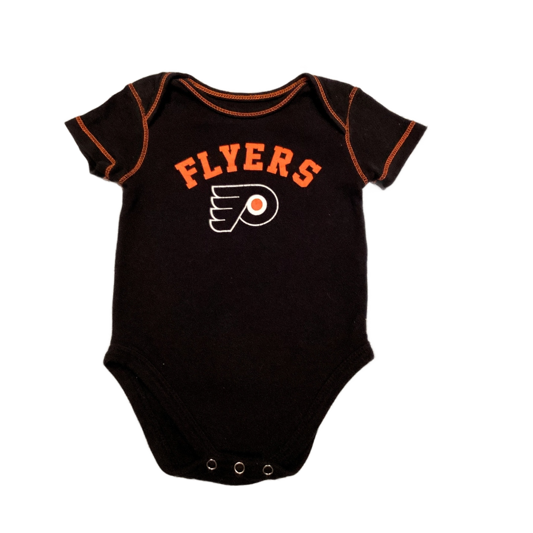6-9 Boys NHL Black Flyers Onesie