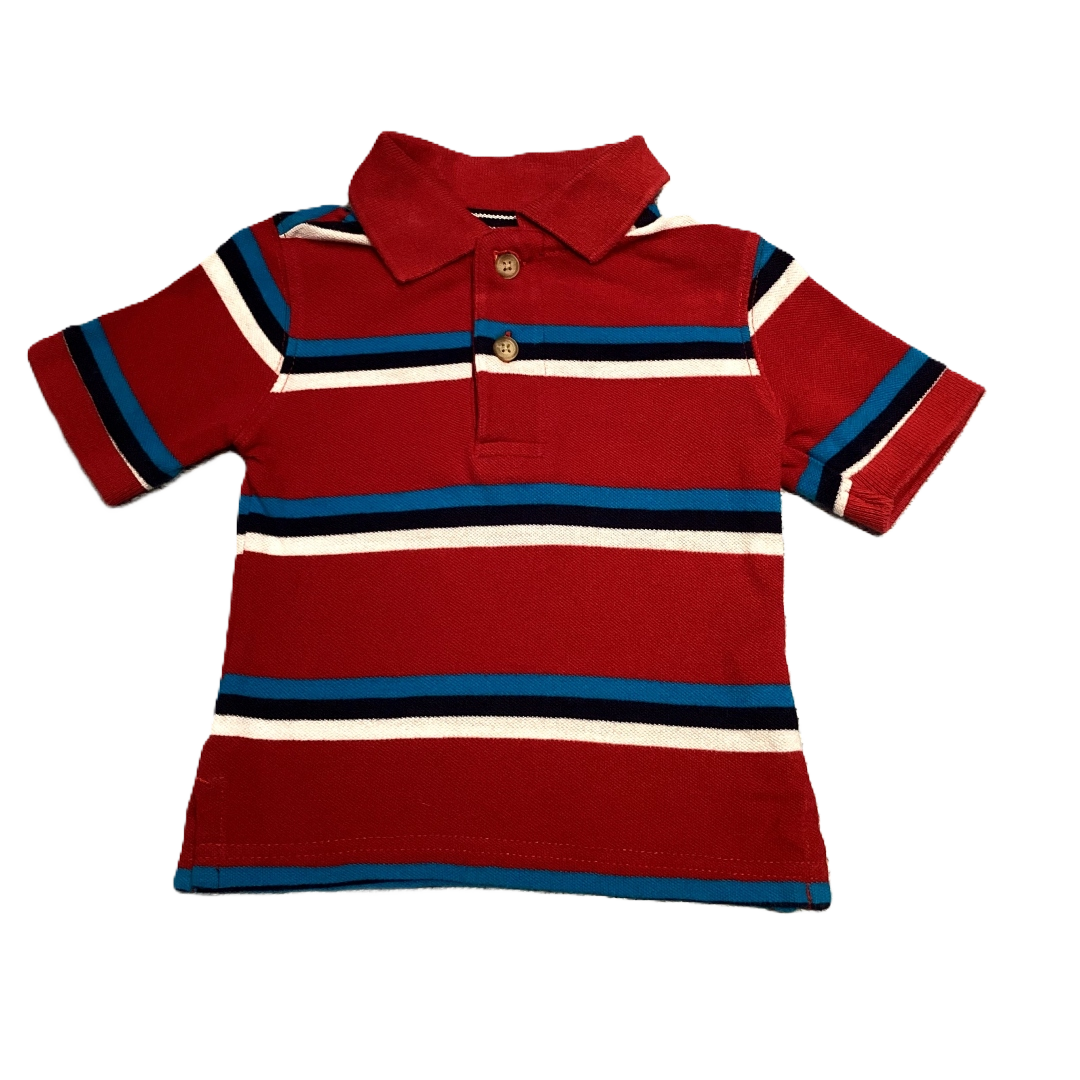 6-9 Boys The Children's Place Red Striped Polo Shirt