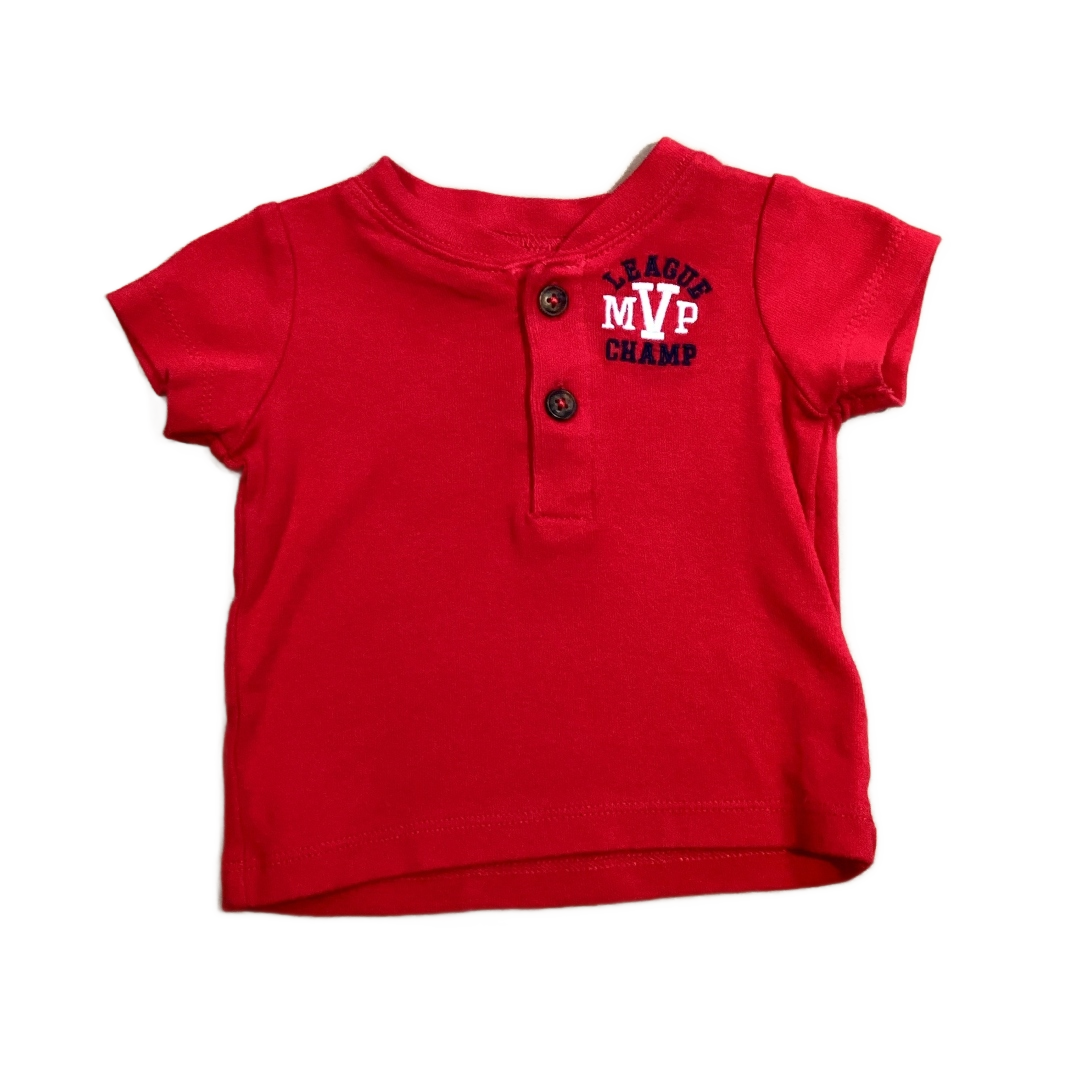 0-3 Boys Just One You Red MVP Champ T-Shirt