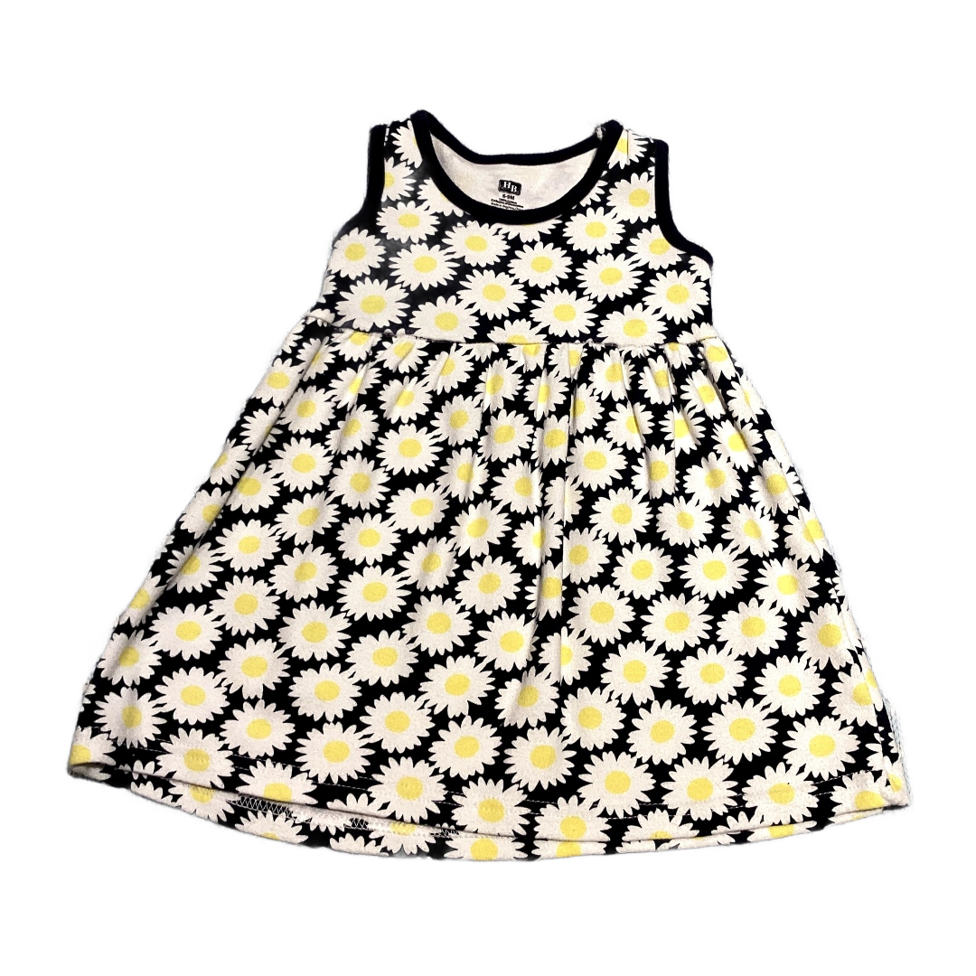 6-9 Girls HB Dark Navy Daisy Dress