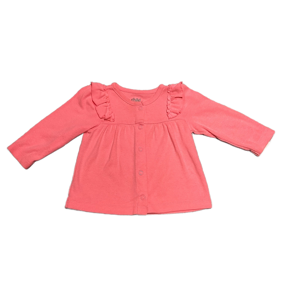 6-9 Girls Child of Mine Bright Pink Lightweight Sweatshirt