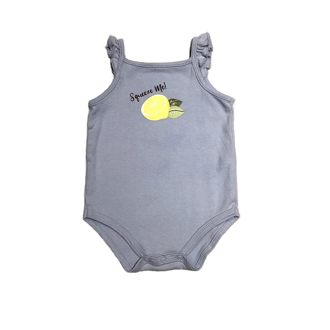 6-9 Girls HB Light Blue Squeeze Me Onesie