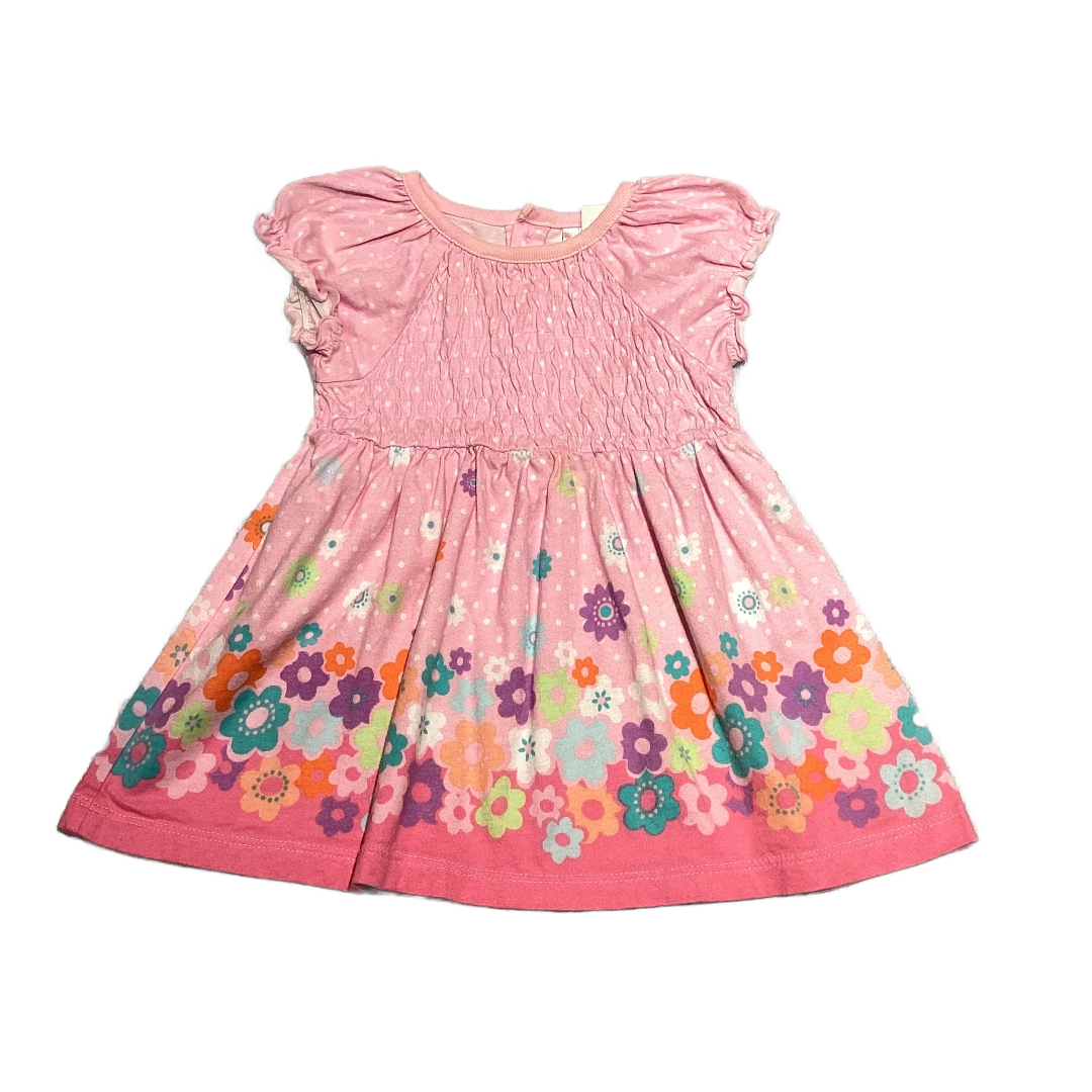 6-9 Girls The Children's Place Light Pink Dress w/Multi Pastel Flowers