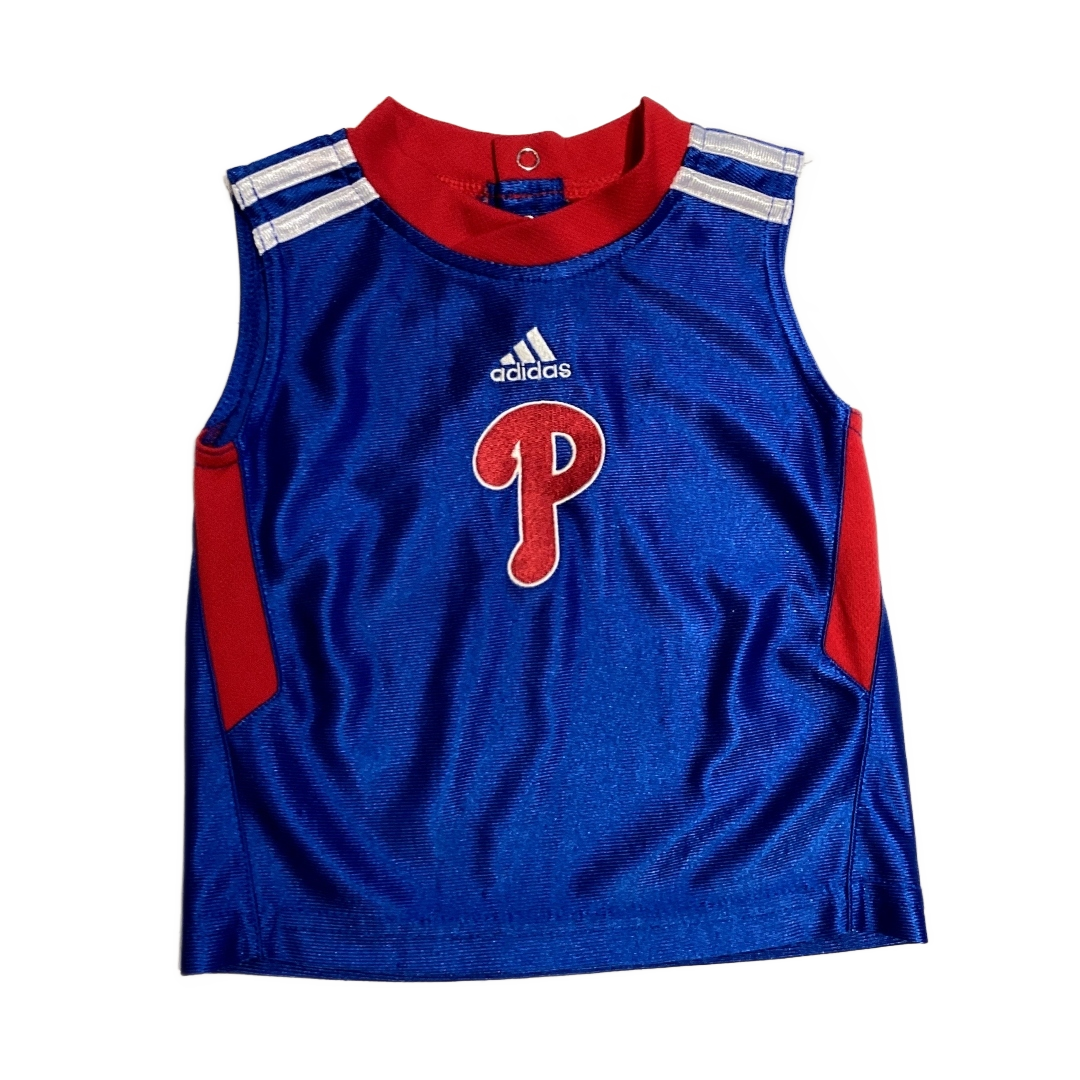 9-12 Boys Adidas Phillies Athletic Tank Top