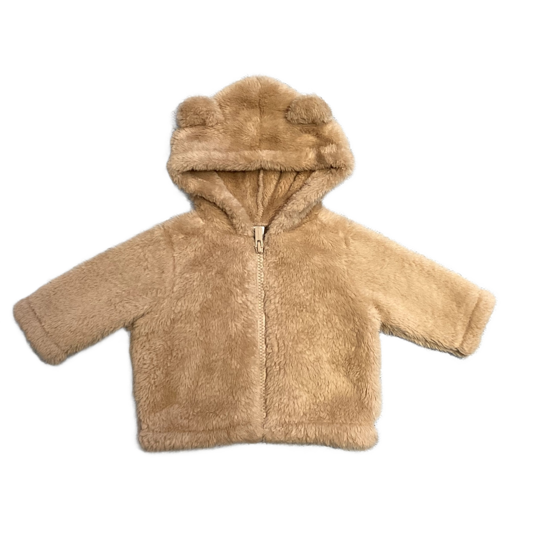 0-3 Boys Old Navy Tan Fleece Jacket