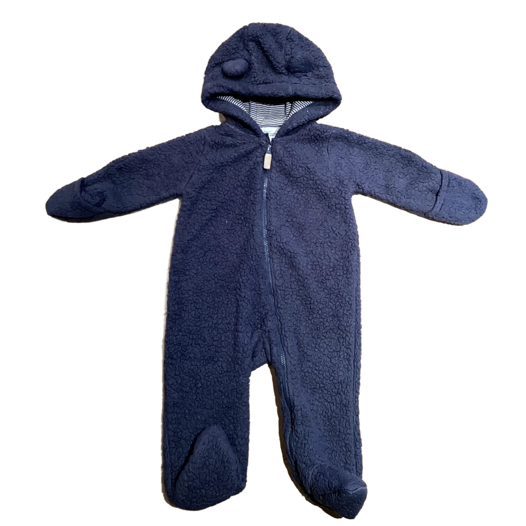 3-6 Boys Carters Blue Sherpa Bunting