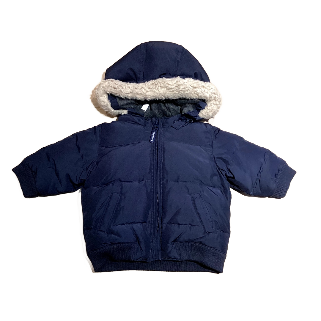 3-6 Boys Baby Gap Navy Blue Puffer Jacket