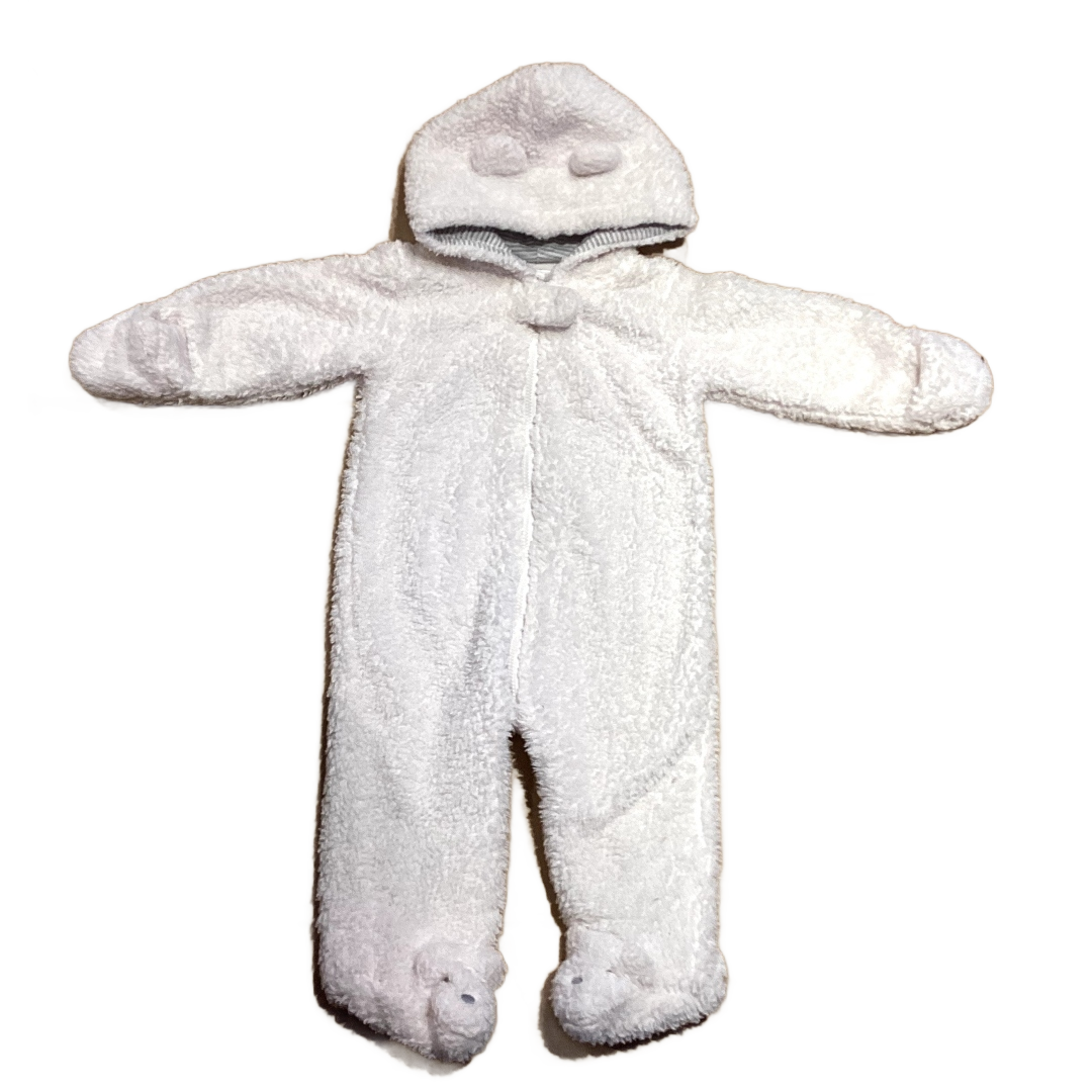 6-12 Girls Carter's White Sherpa Bunting