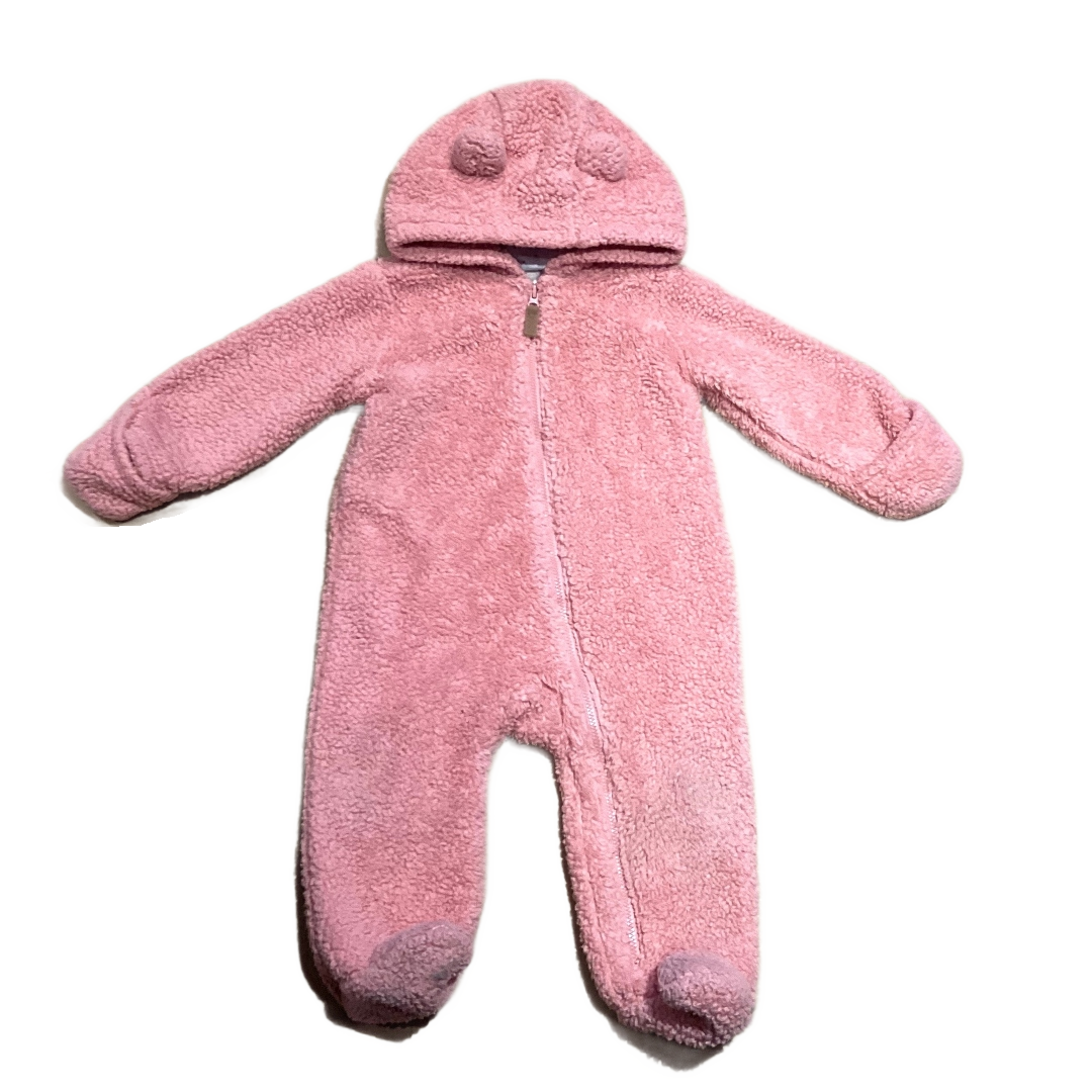 6-12 Girls Carter's Dusty Rose Sherpa Bunting