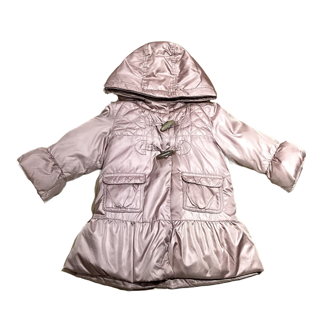 18-24 Girls Baby Gap Taupe Lined Puffer Coat