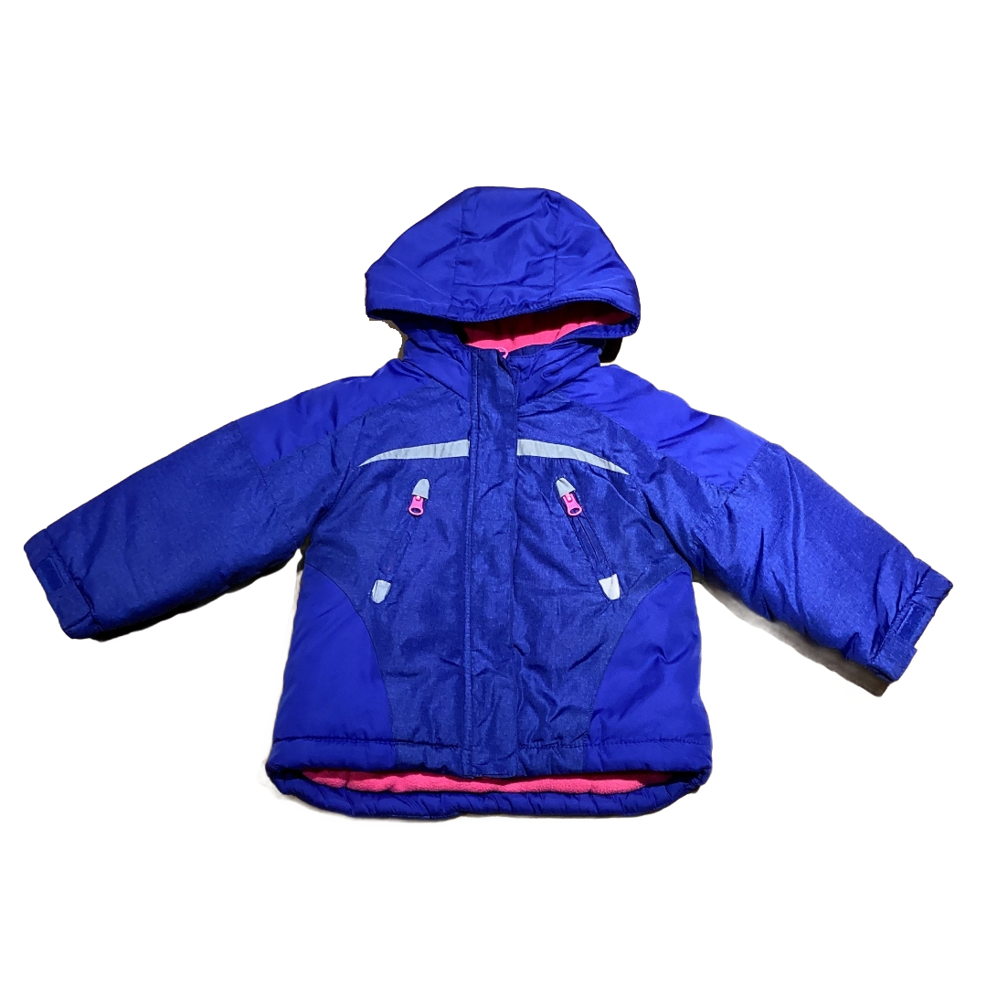 12-18 Girls Carter's Royal Blue Coat w/Hot Pink Accents