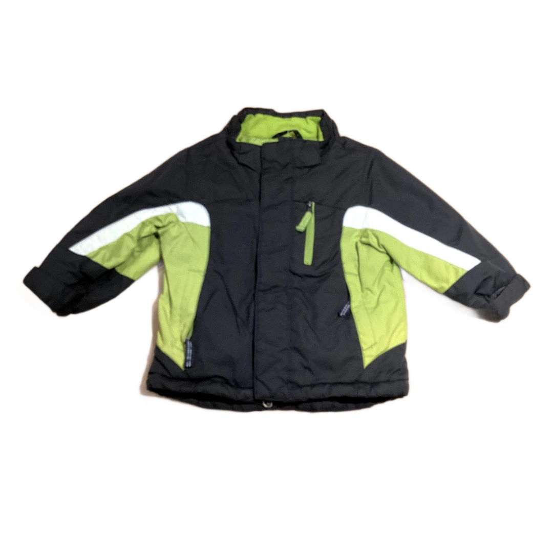 9-12 Boys Children's Place Lime/Black Ski Jacket