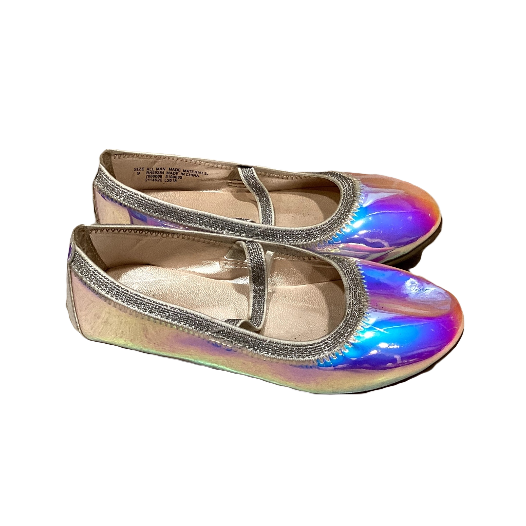 Size 9 Place Iridescent Ballet Flats