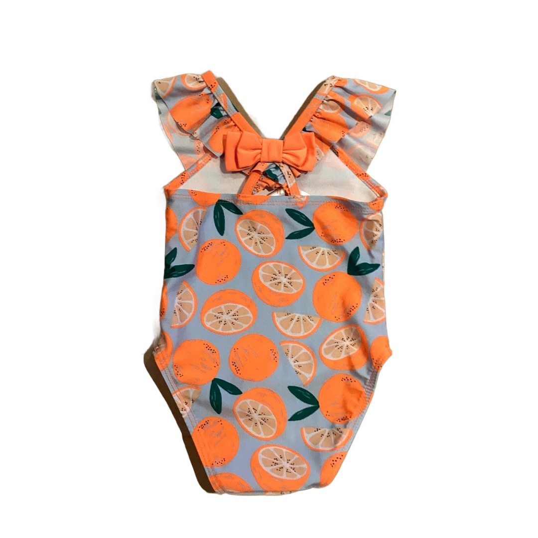 6-9 Girls Cat & Jack One Piece w/Orange Fruit