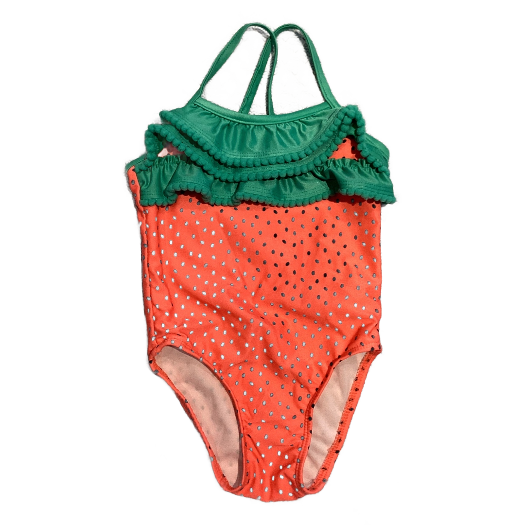 12-18 Girls Cat & Jack Watermelon One Piece w/Frills