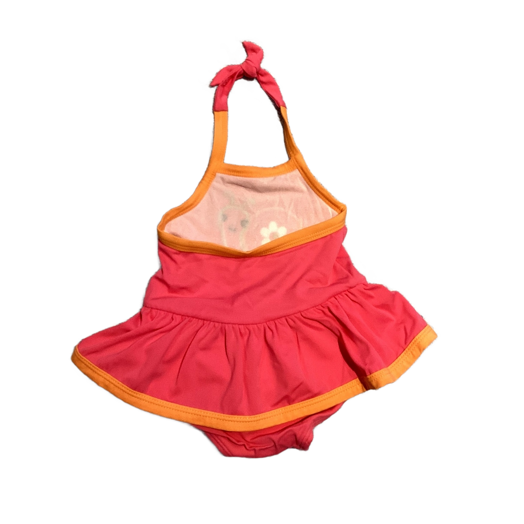 0-3 Girls Gymboree Pink/Orange One Piece w/Snail