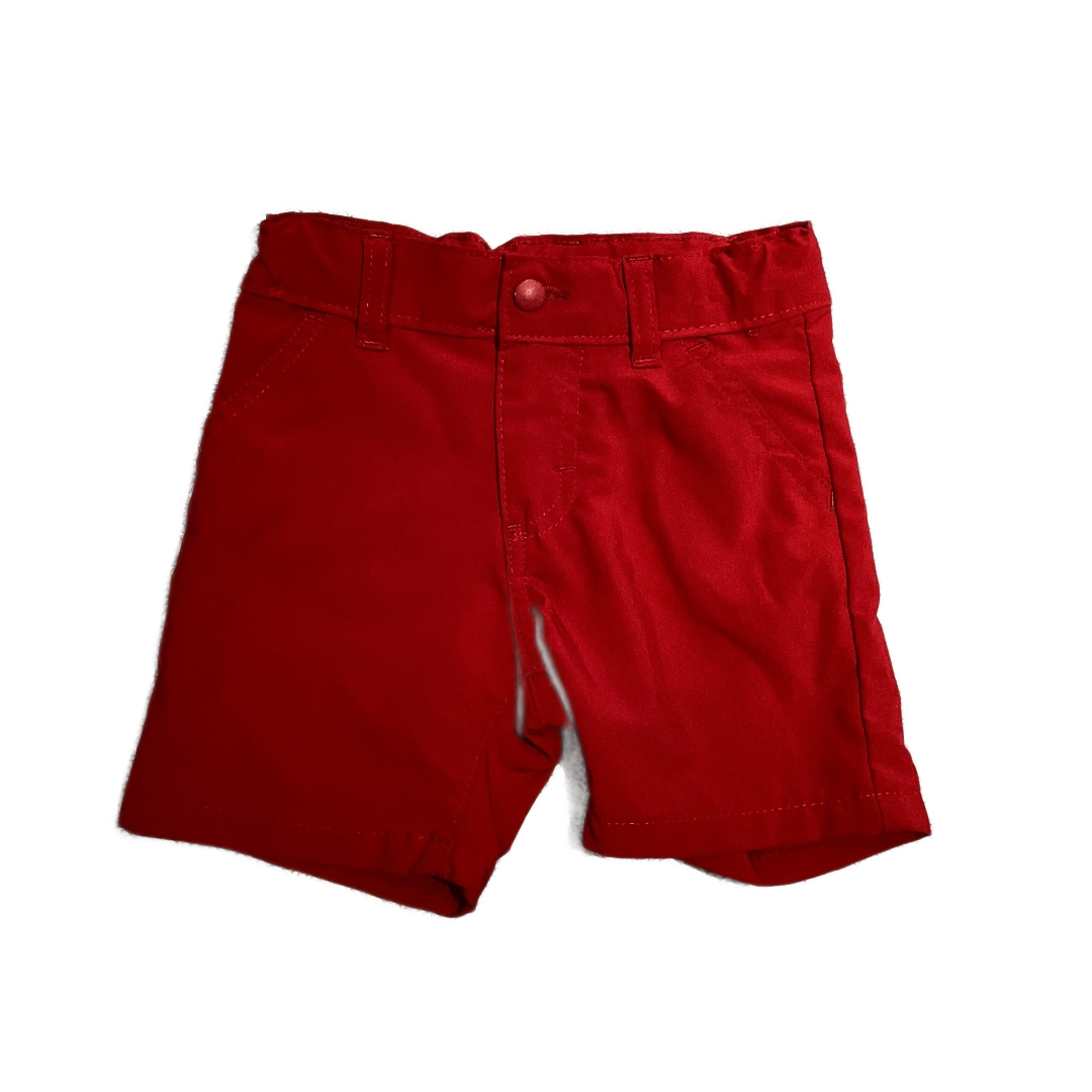 2T Boys Wrangler Red Swim Trunks w/Pockets