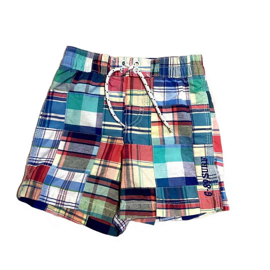 3T Boys Baby Gap Madras Swim Trunks
